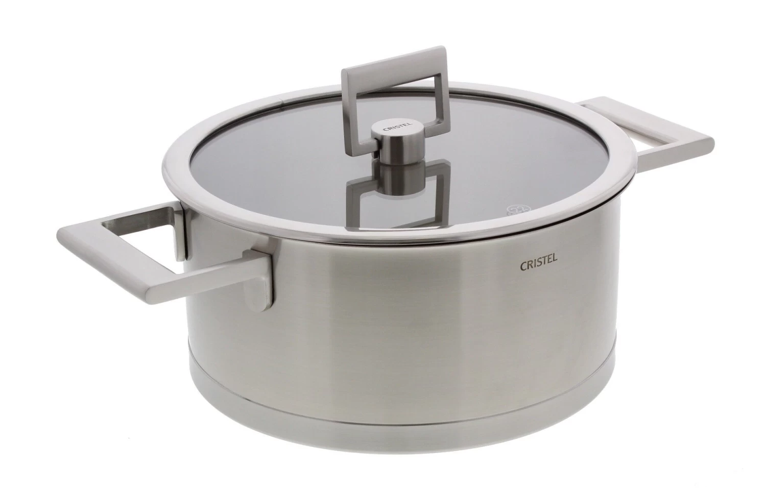 Cristel Strate Kookpan Met Glazen Deksel ø 22 Cm Rvs