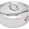 Mauviel M'Cook Lage Braadpan Met Deksel ø 28 Cm Rvs -Keukenproducten Winkel 2273 23971 1