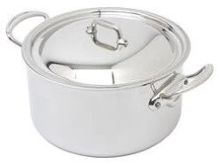 Mauviel M'Cook Kookpan Met Deksel Rond 24 Cm Rvs Glans