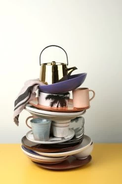 HK Living ACE6740 Bold & Basic Theepot 700 Ml Aardewerk Goudkleurig -Keukenproducten Winkel ace6740 b