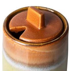 HK Living 70's ACE7083 Suikerpot En Melkkan Aardewerk Peat-Berry 2-delig -Keukenproducten Winkel ace7083 lr d 01 1