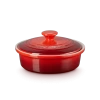 Le Creuset Camembert Schaaltje Met Deksel ø 18 Cm Aardewerk Kersrood