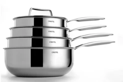 Cristel Castel'Pro Multiply Sauspan ø 24 Cm Rvs -Keukenproducten Winkel cristel castel pro 2 1