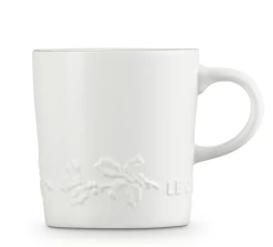 Le Creuset Holly Collectie Mok 200 Ml Aardewerk Katoenwit -Keukenproducten Winkel lc 20200529 zs ps fs 60303204311511 005