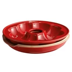Emile Henry Broodbakvorm Kroonvormig ø 30,5 Cm Aardewerk Rood -Keukenproducten Winkel schermopname 232