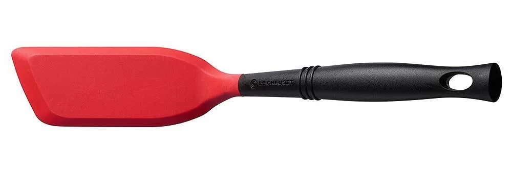 Le Creuset Smalle Bakspaan 33,5 Cm Silicone Kersrood 3 Le Creuset Smalle Bakspaan 33,5 Cm Silicone Kersrood