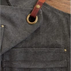 Alaskan Maker N°325 Schort Met Nek- En Middelband Katoen Black 10 Alaskan Maker N°325 Schort Met Nek- En Middelband Katoen Black -Keukenproducten Winkel tablier vintage 325 2