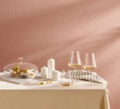 Nude Stem Zero Volcano Witte Wijnglas 700 Ml Kristalglas -Keukenproducten Winkel volcano wit 3