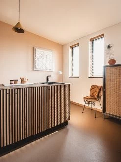 HK Living 70's ACE6881 Stream Theepot 1,2 Liter Aardewerk Oranje-bruin -Keukenproducten Winkel zoomers 04 13website